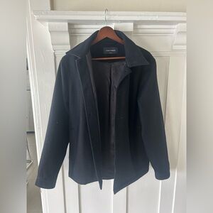 Men's Classic Navy Pea Coat